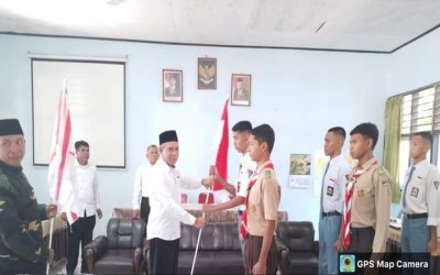 Kegiatan Pelepasan Anggota Pramuka untuk Mengikuti Raimuna dan Anggota Paskib Kabupaten Karawang