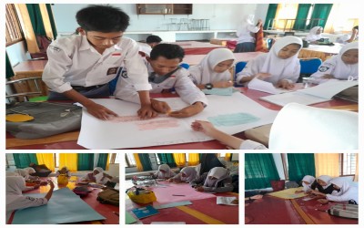Kelas X Fase E SMA Negeri 6 Karawang melaksanakan P5 Kurikulum Merdeka dengan tema: Kearifan Lokal